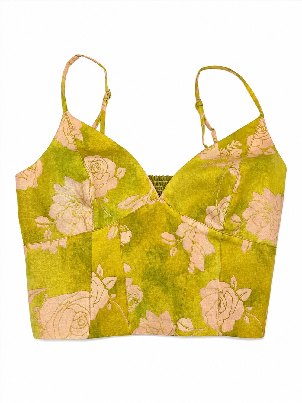 Marciano beautiful bandeau, linen blend, floral design size small